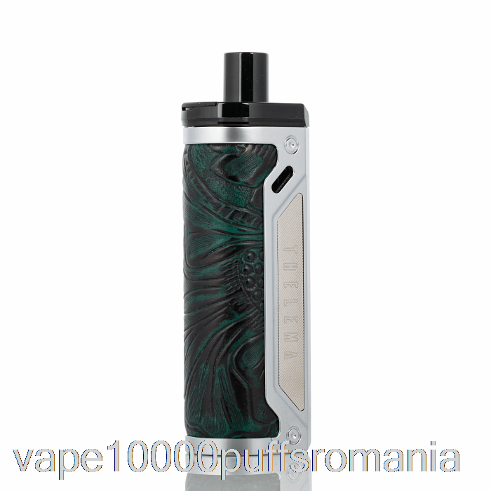 Vape Romania Lost Vape Thelema 80w Pod Mod Kit Inox / Piele Ukiran